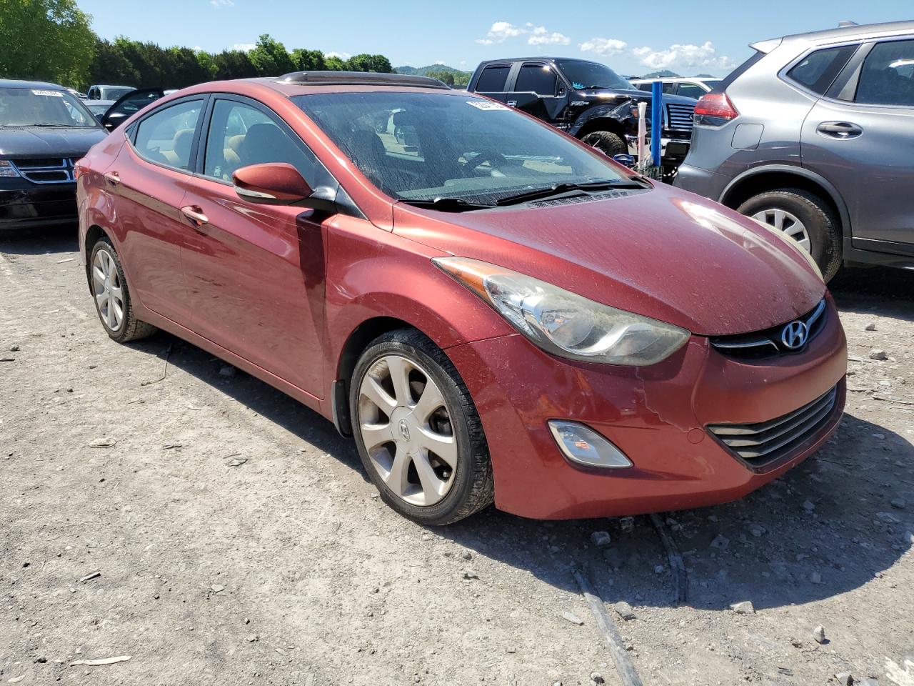 2013 Hyundai Elantra Gls vin: 5NPDH4AE8DH235069