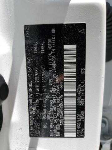 2021 Toyota Highlander Xse VIN: 5TDLZRAH3MS057775 Lot: 57202444