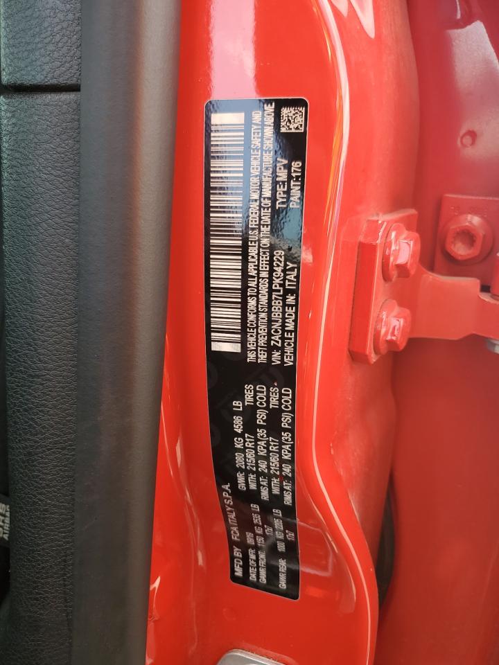 ZACNJBBB7LPK94229 2020 Jeep Renegade Latitude