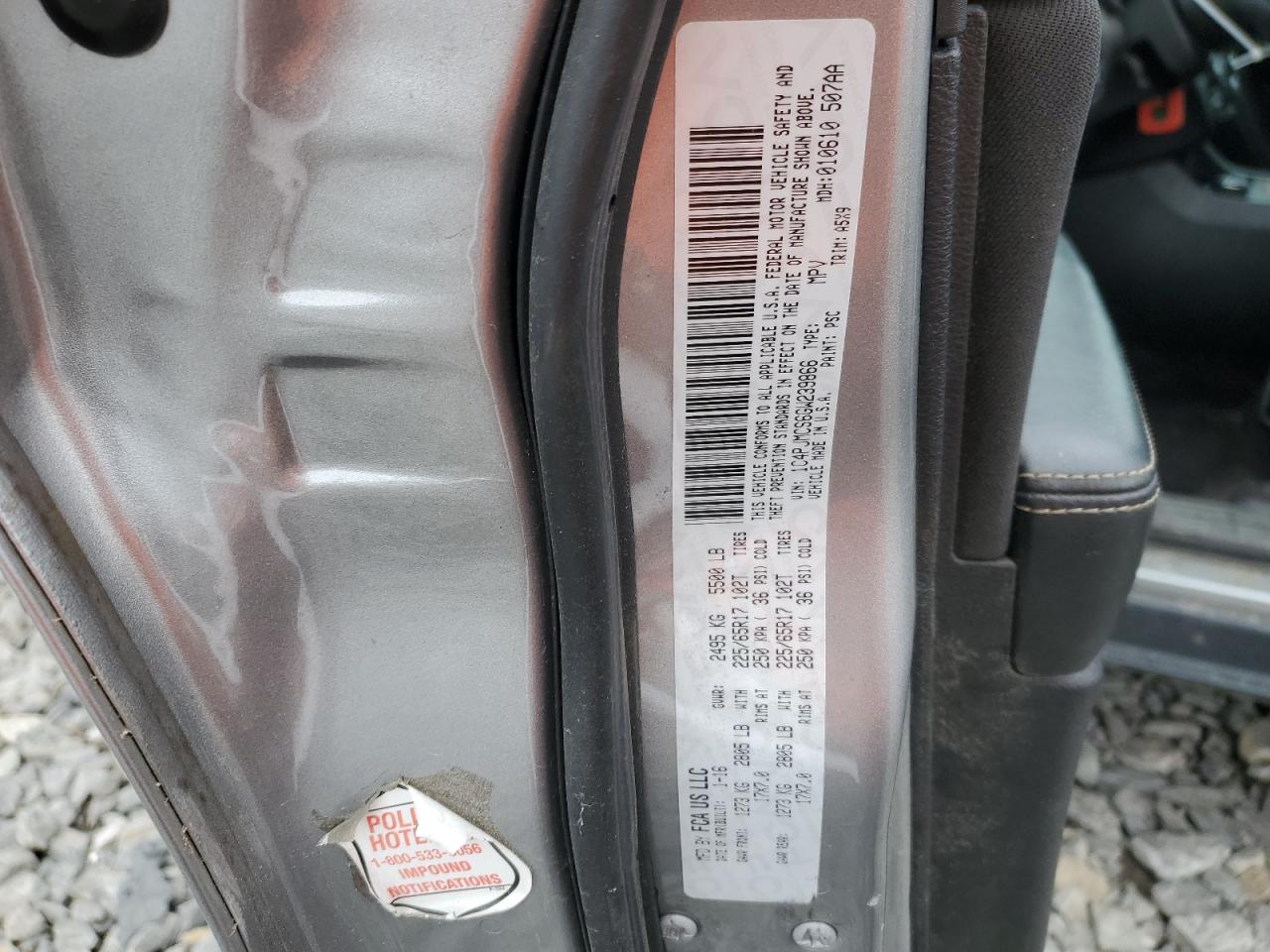 1C4PJMCS6GW239866 2016 Jeep Cherokee Latitude