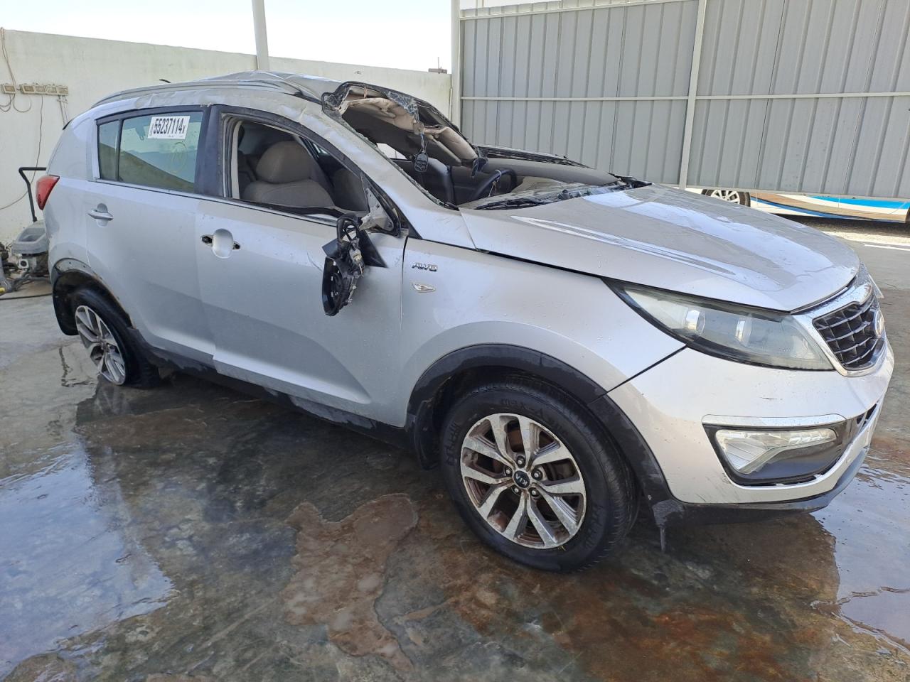 U5YPB81A1GL683207 Auction: COPART UAE Lot: 55237114 Location: HALBAN - THE SULTANATE OF OMAN U5YPB81A1GL683207 KIA SPORTAGE 2016 SILVER Photo 1