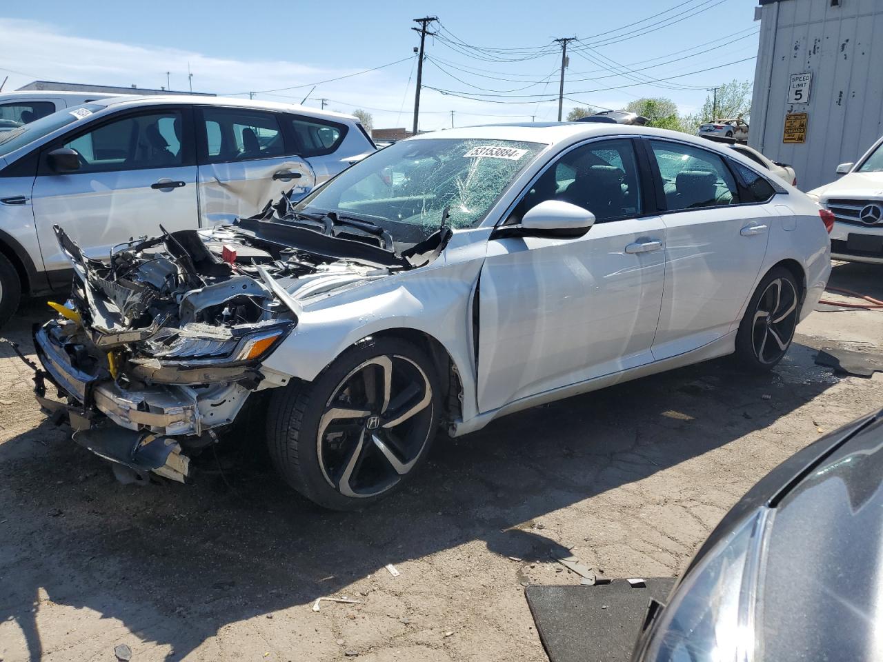 1HGCV2F3XJA053121 2018 Honda Accord Sport