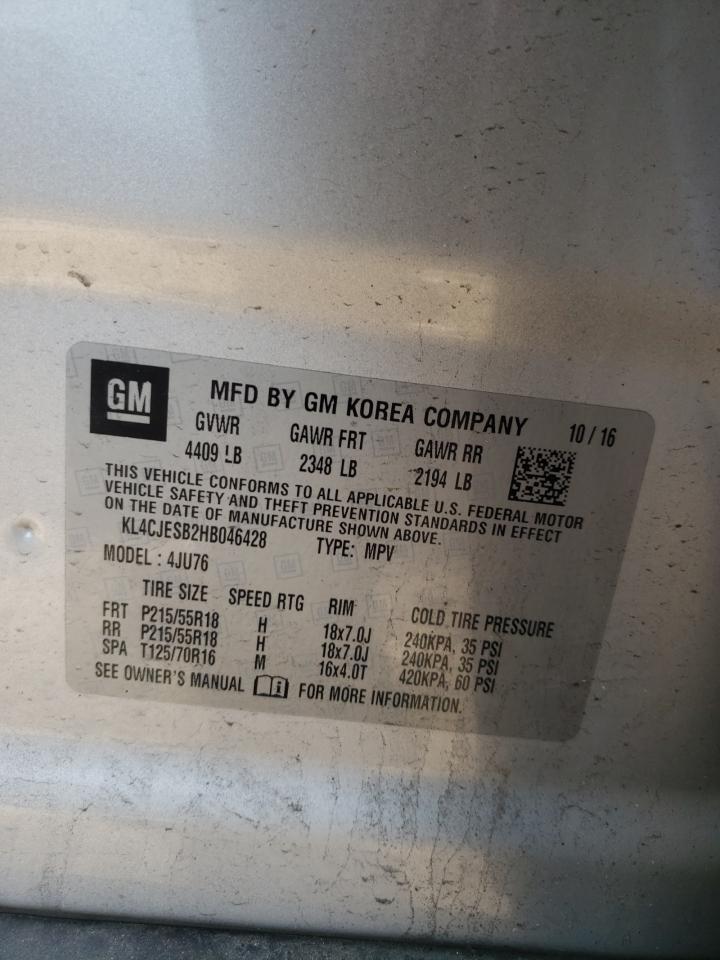 KL4CJESB2HB046428 2017 Buick Encore Preferred