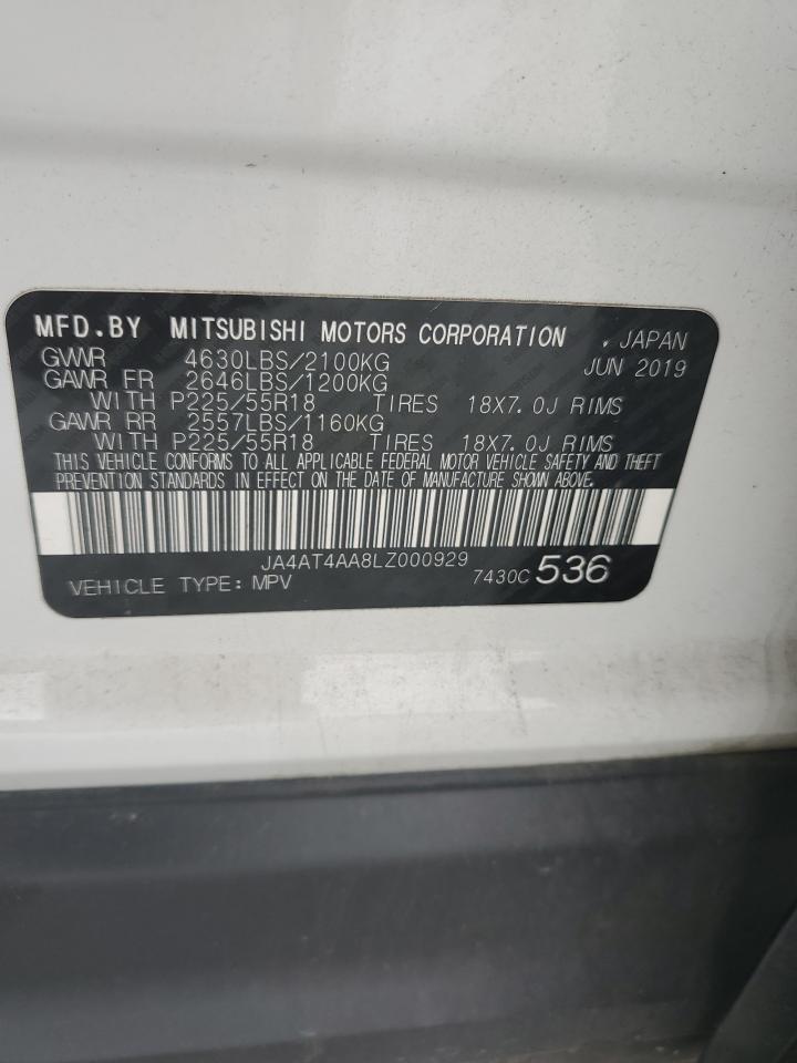 JA4AT4AA8LZ000929 2020 Mitsubishi Eclipse Cross Le