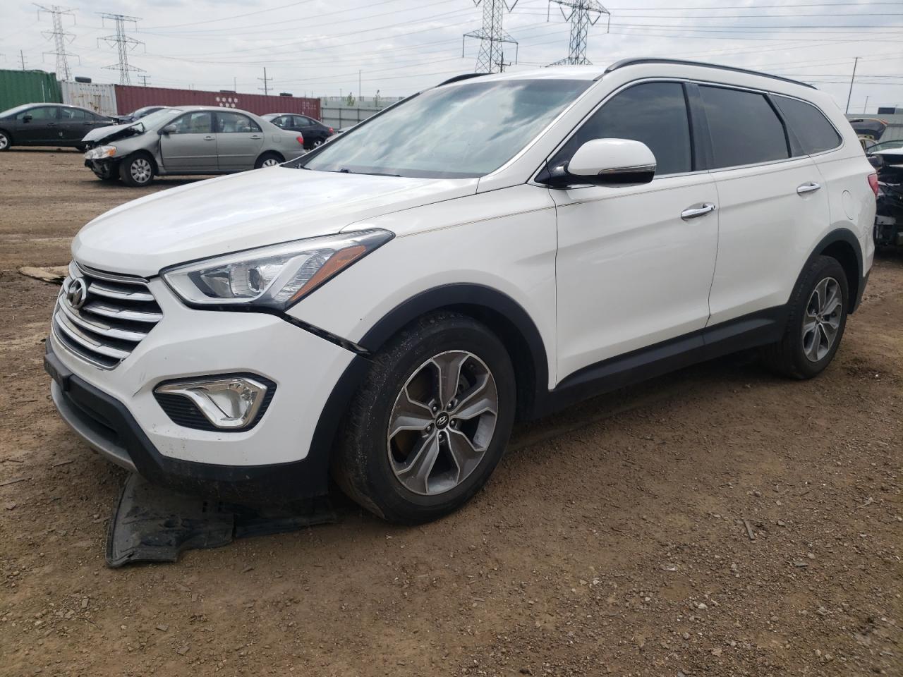 KM8SN4HF3EU035671 2014 Hyundai Santa Fe Gls