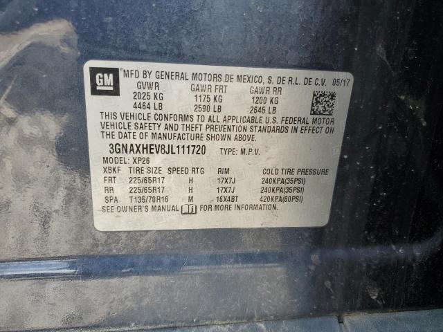 2018 CHEVROLET EQUINOX LS - 3GNAXHEV8JL111720