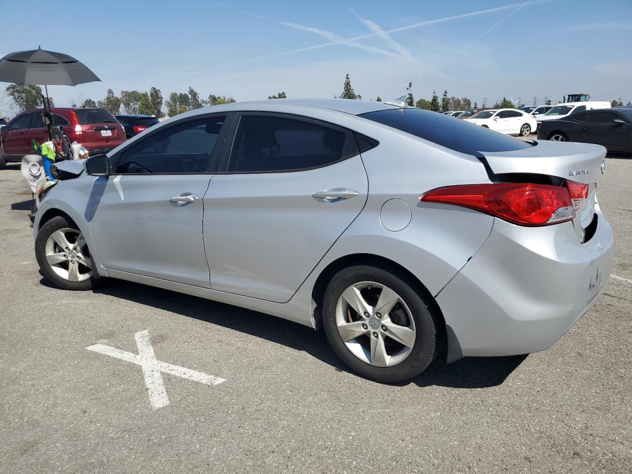 KMHDH4AE4DU669667 2013 Hyundai Elantra Gls