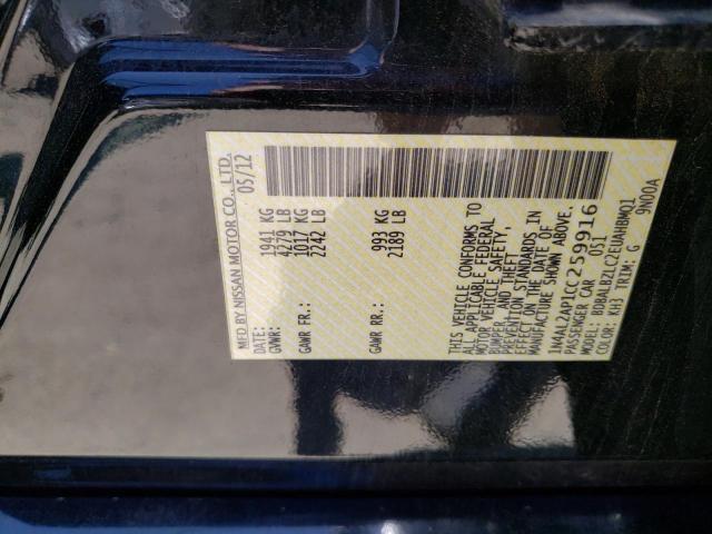 1N4AL2AP1CC259916 2012 Nissan Altima Base