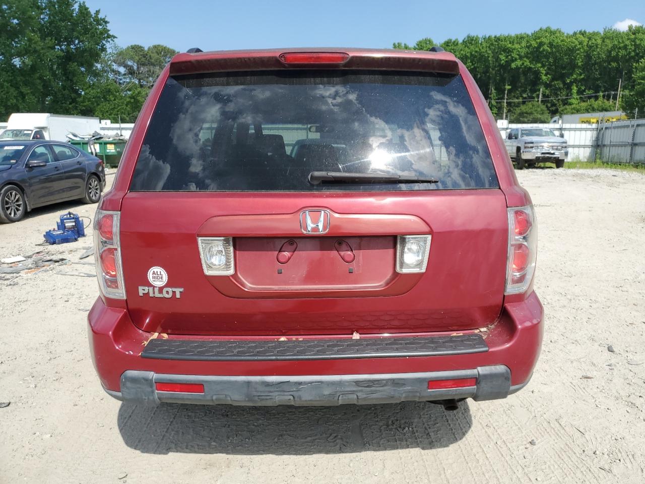 5FNYF28476B037447 2006 Honda Pilot Ex