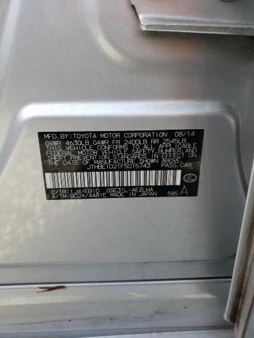 2015 Lexus Is 350 VIN: JTHBE1D21F5015743 Lot: 57216834