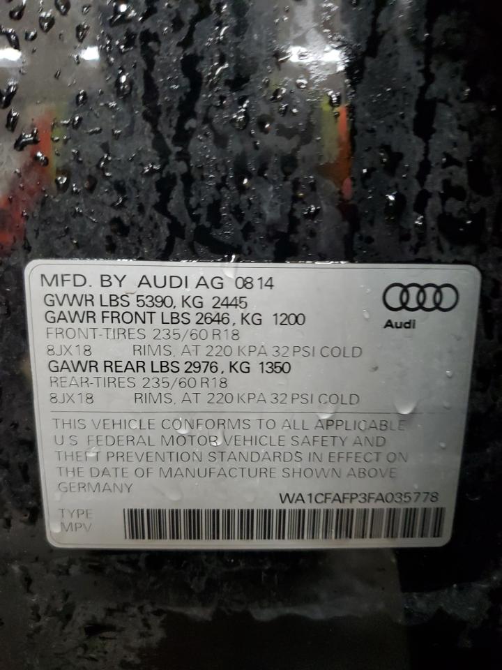 WA1CFAFP3FA035778 2015 Audi Q5 Premium