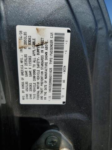 1HGCS22898A011625 2008 Honda Accord Exl