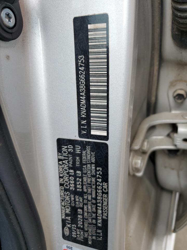 KNADM4A38G6624753 2016 Kia Rio Lx