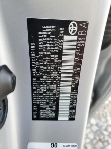 2015 Toyota Corolla L VIN: 5YFBURHE3FP223018 Lot: 56265684
