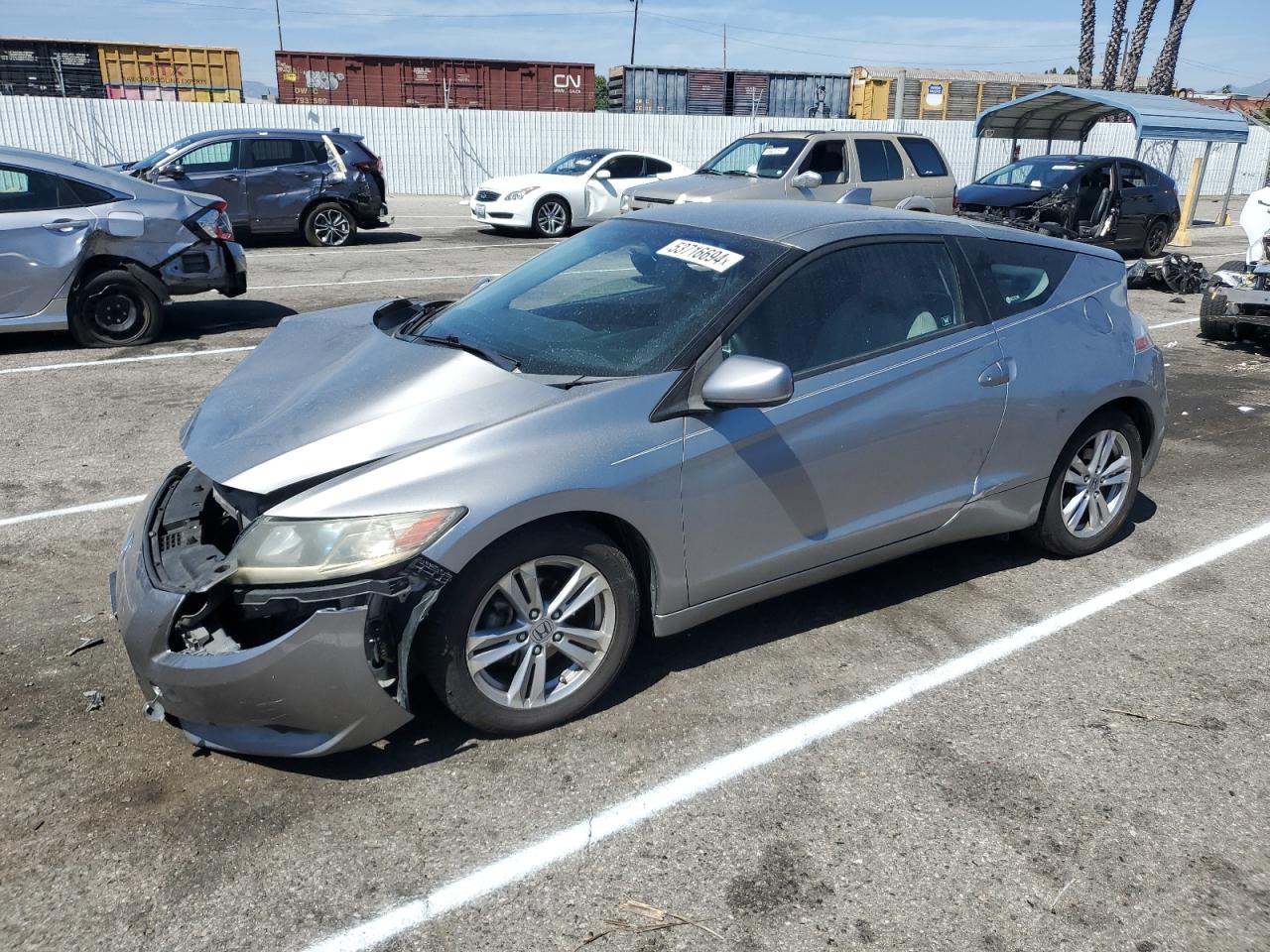 JHMZF1C64CS000618 2012 Honda Cr-Z Ex