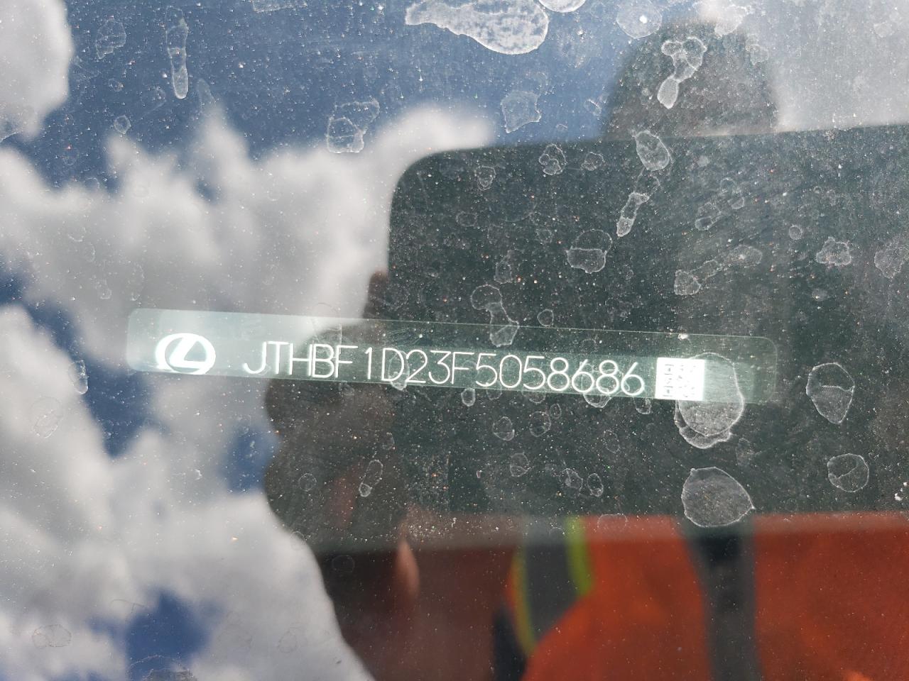 JTHBF1D23F5058686 2015 Lexus Is 250