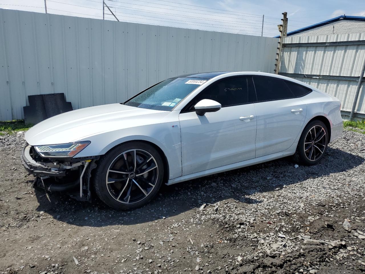 AUDI A7 PRESTIG 2023 white  gas WAUV2BF20PN039511 photo #1