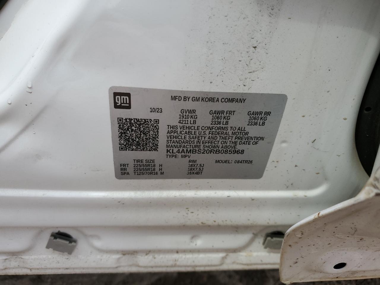 KL4AMBS20RB085968 2024 Buick Encore Gx Preferred