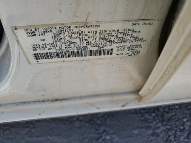 2001 Toyota Rav4 VIN: JTEGH20V210034047 Lot: 54978234