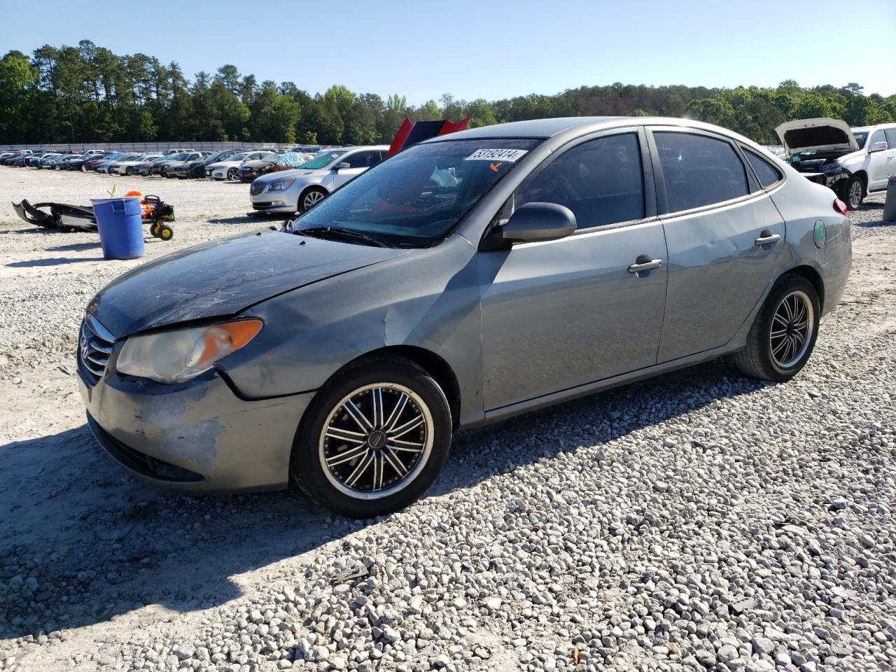 KMHDU4AD4AU070413 2010 Hyundai Elantra Blue