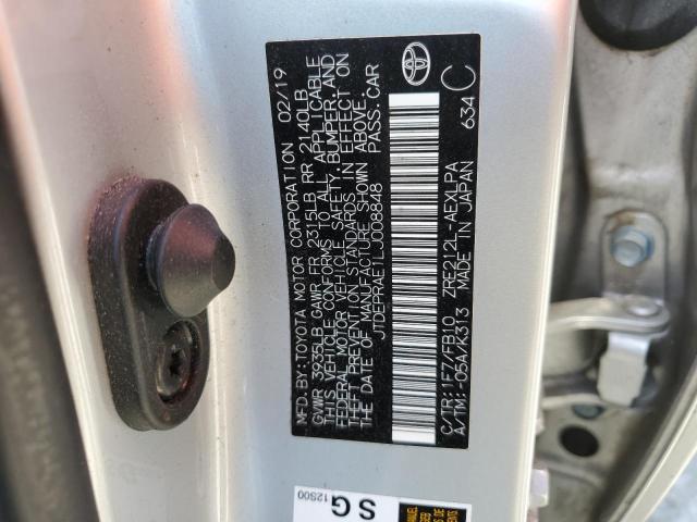 2020 TOYOTA COROLLA LE - JTDEPRAE1LJ008848