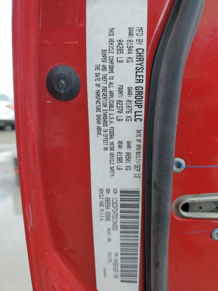 1C3CDFCH7DD154293 2013 Dodge Dart Limited