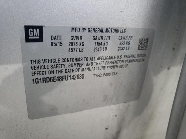 VIN 1G1RD6E48FU142035 2015 Chevrolet Volt no.12