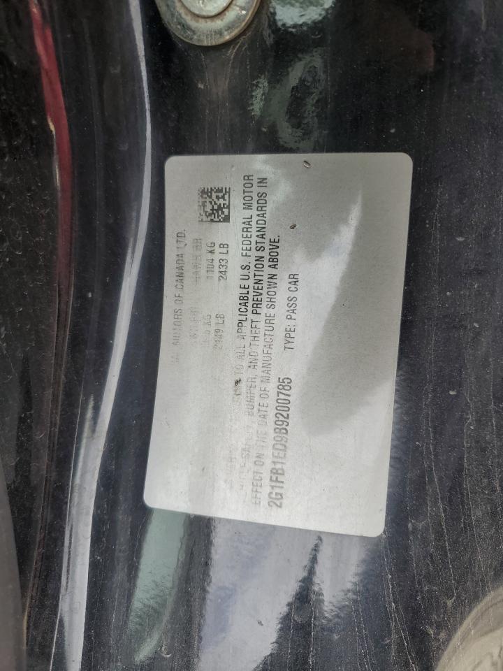 2G1FB1ED9B9200785 2011 Chevrolet Camaro Lt