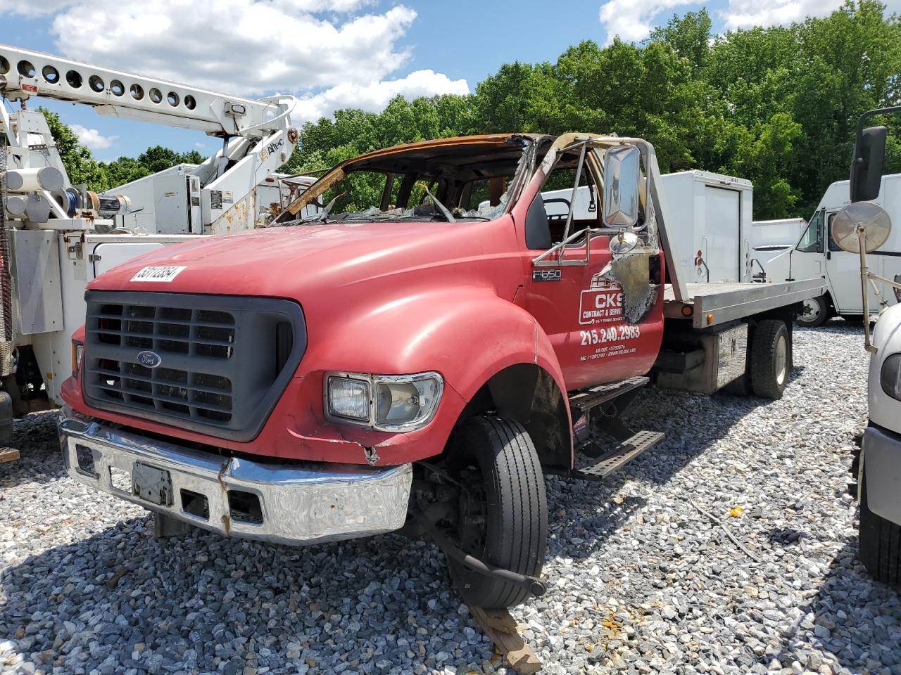 Lot #3048571880 2000 FORD F650 SUPER