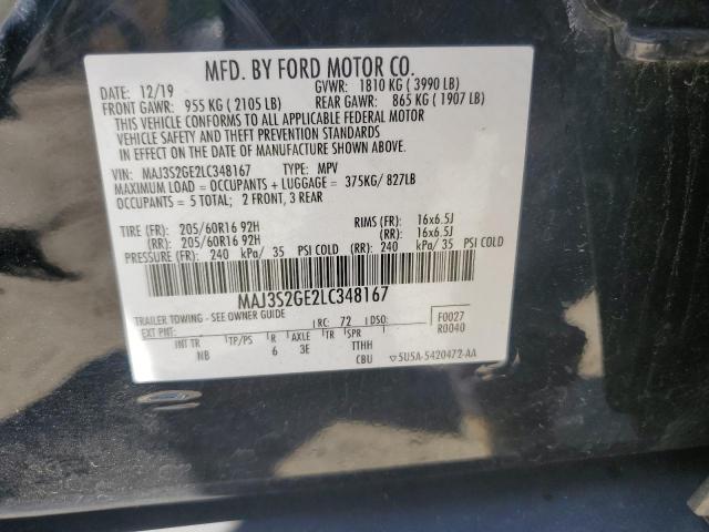 2020 FORD ECOSPORT S - MAJ3S2GE2LC348167