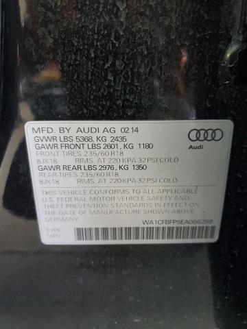 VIN WA1CFBFP9EA086299 2014 Audi Q5, Premium no.12