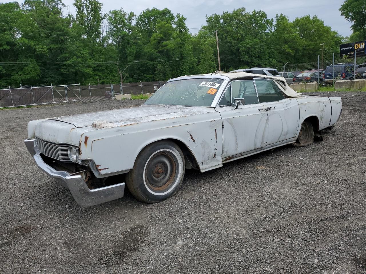 7Y86G822483 1967 Lincoln Continentl