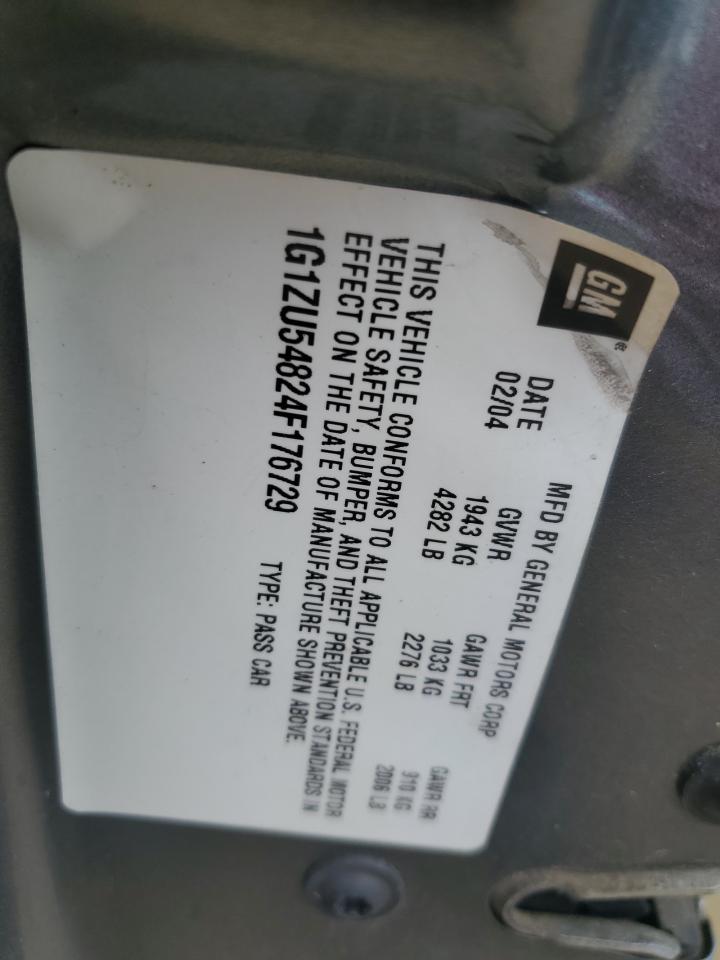 1G1ZU54824F176729 2004 Chevrolet Malibu Lt