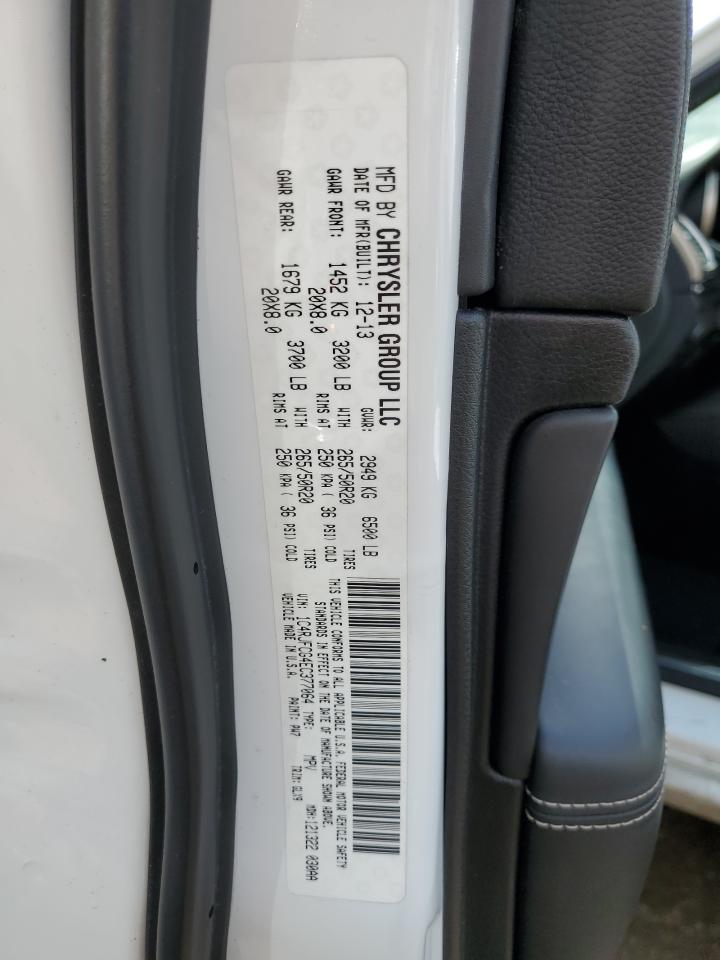 1C4RJFCG4EC377064 2014 Jeep Grand Cherokee Overland