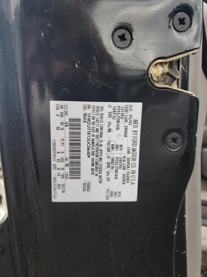 1FMZU77E13UC06409 2003 Ford Explorer Sport Trac