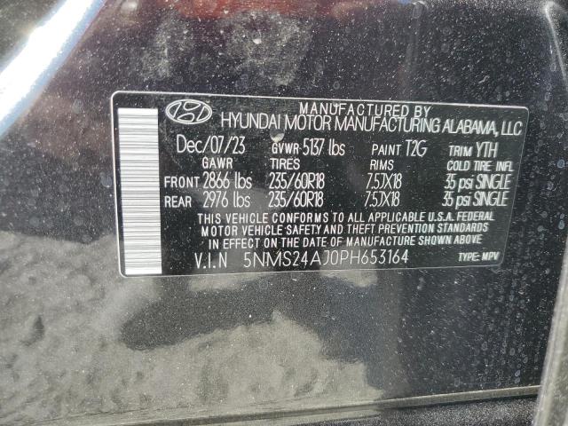 2023 Hyundai Santa Fe Sel VIN: 5NMS24AJ0PH653164 Lot: 55612634