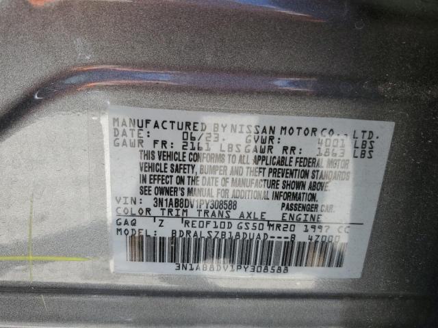 2023 Nissan Sentra Sr VIN: 3N1AB8DV1PY308588 Lot: 54896374