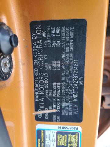 2011 Kia Soul + VIN: KNDJT2A27B7214811 Lot: 56514534