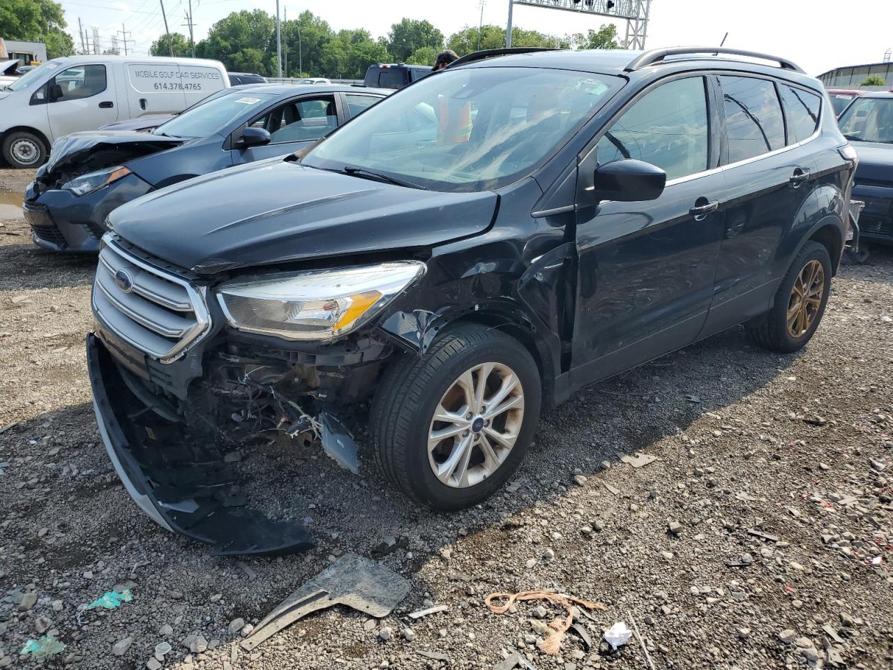 2018 Ford Escape Se vin: 1FMCU0GD4JUB00053