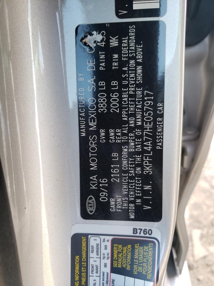 3KPFL4A77HE057917 2017 Kia Forte Lx