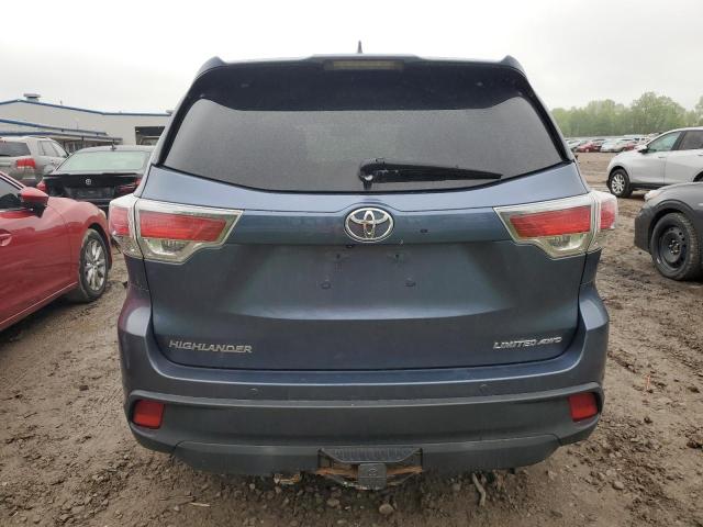 2016 Toyota Highlander Limited VIN: 5TDDKRFH6GS238200 Lot: 54591534