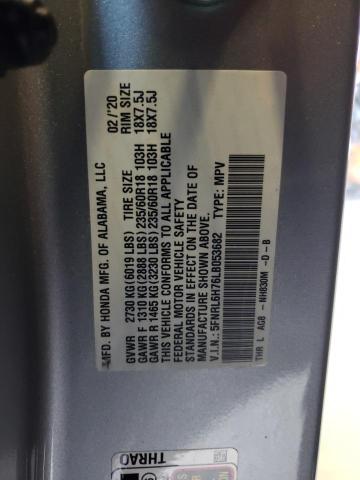 2020 Honda Odyssey Exl VIN: 5FNRL6H76LB053682 Lot: 56267374