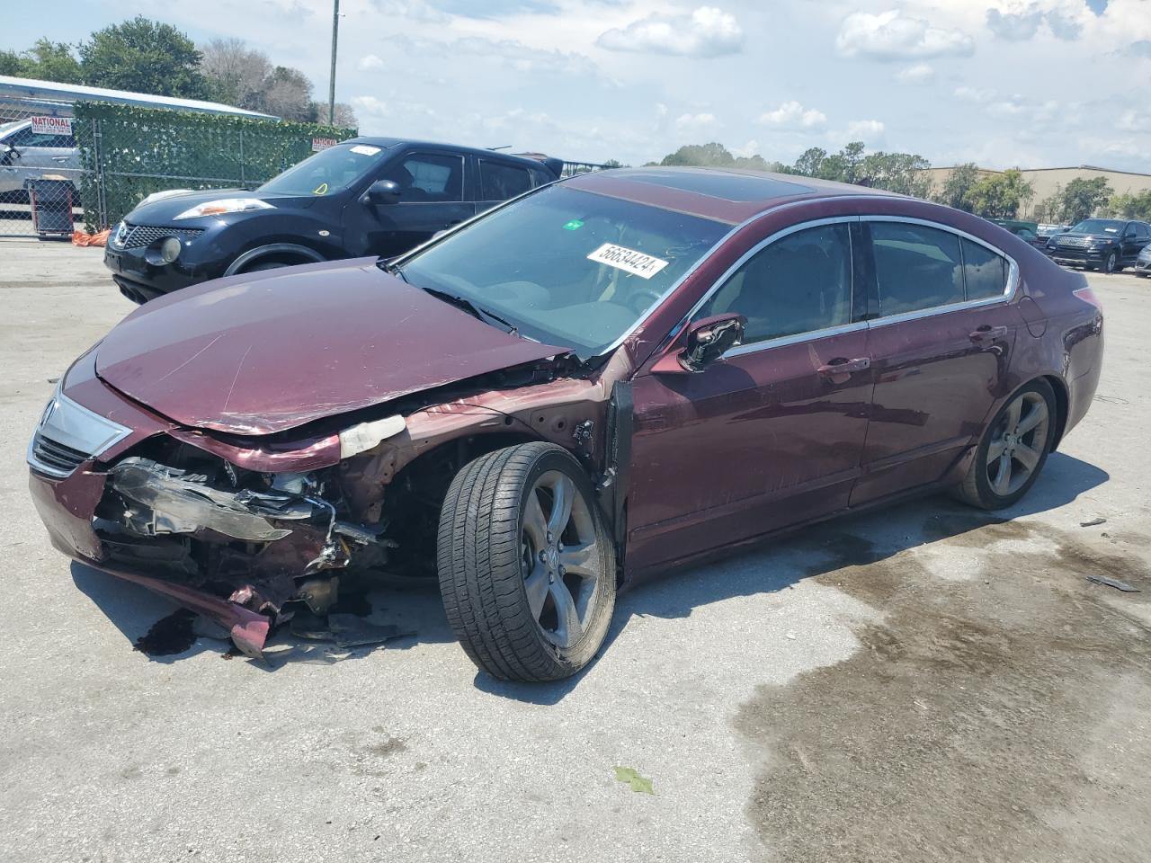 19UUA8F78EA006391 2014 Acura Tl Advance