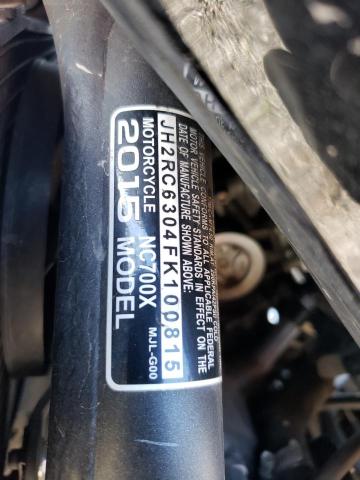 2015 HONDA NC700X JH2RC6304FK100815