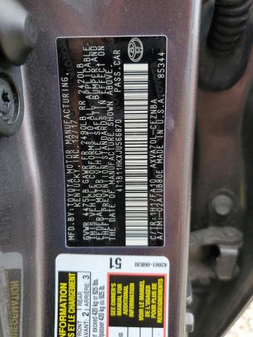 VIN 4T1B11HKXJU566870 2018 Toyota Camry, L no.13