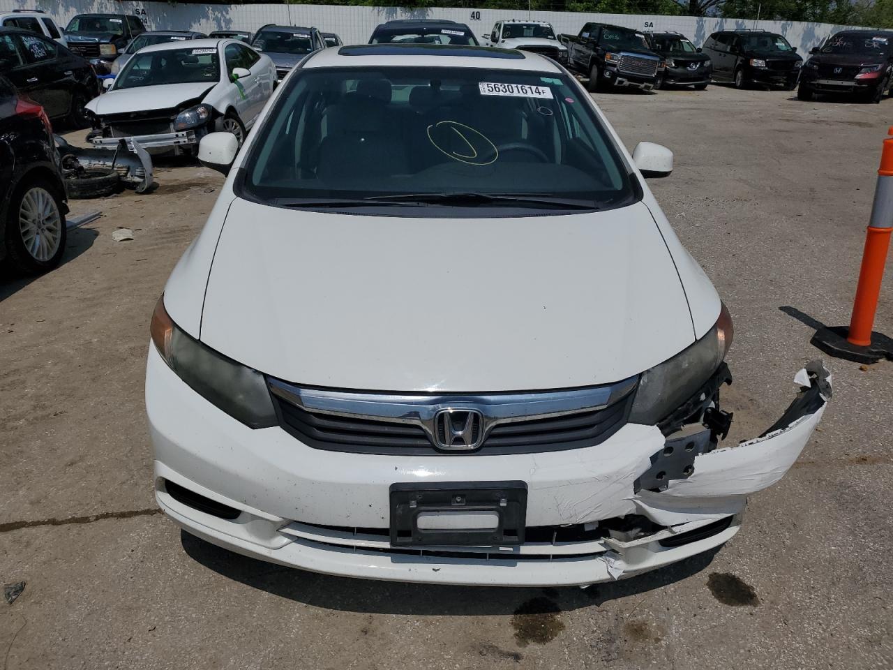 Lot #2754006961 2012 HONDA CIVIC EX