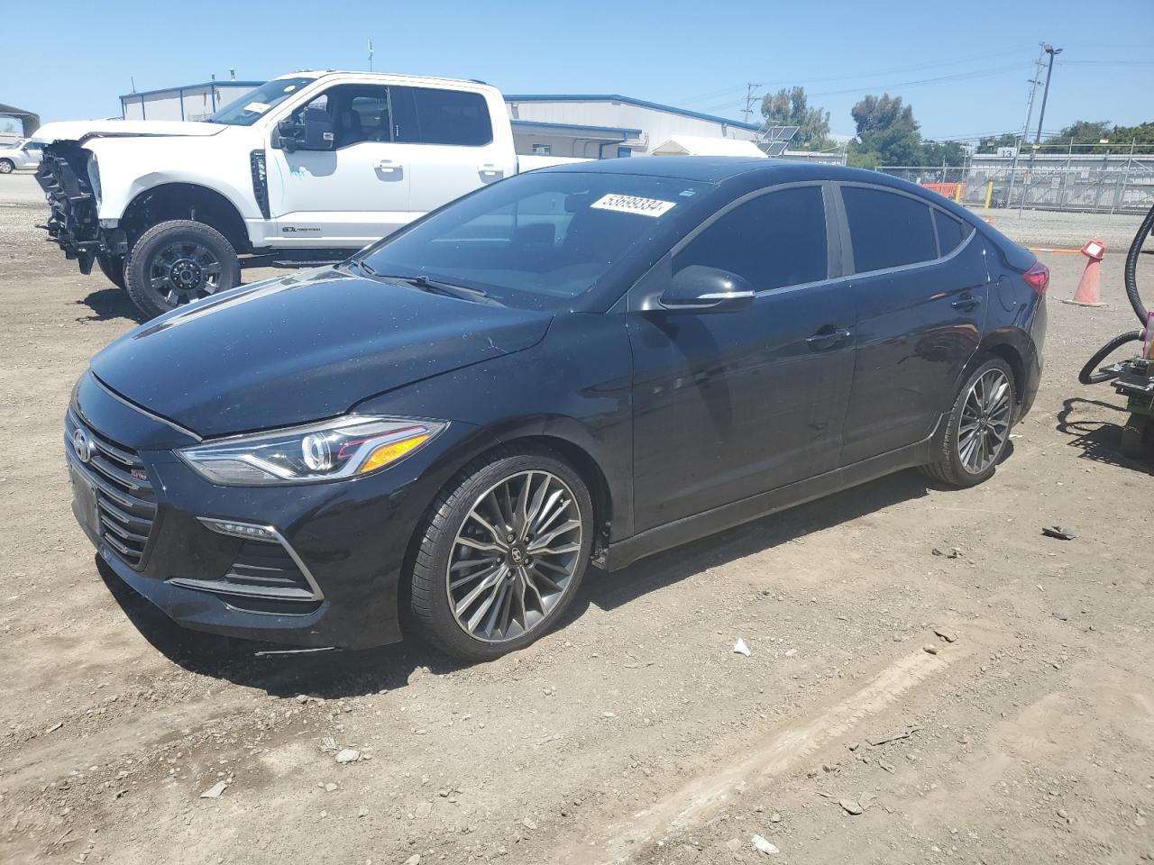 2018 Hyundai Elantra Sport vin: KMHD04LB9JU722904