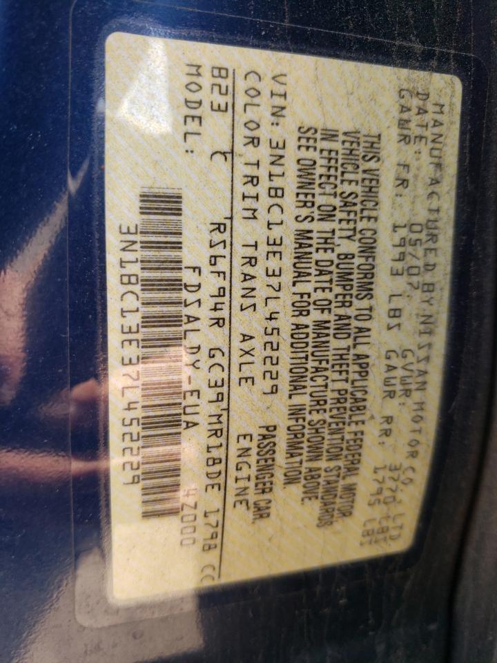 3N1BC13E37L452229 2007 Nissan Versa S