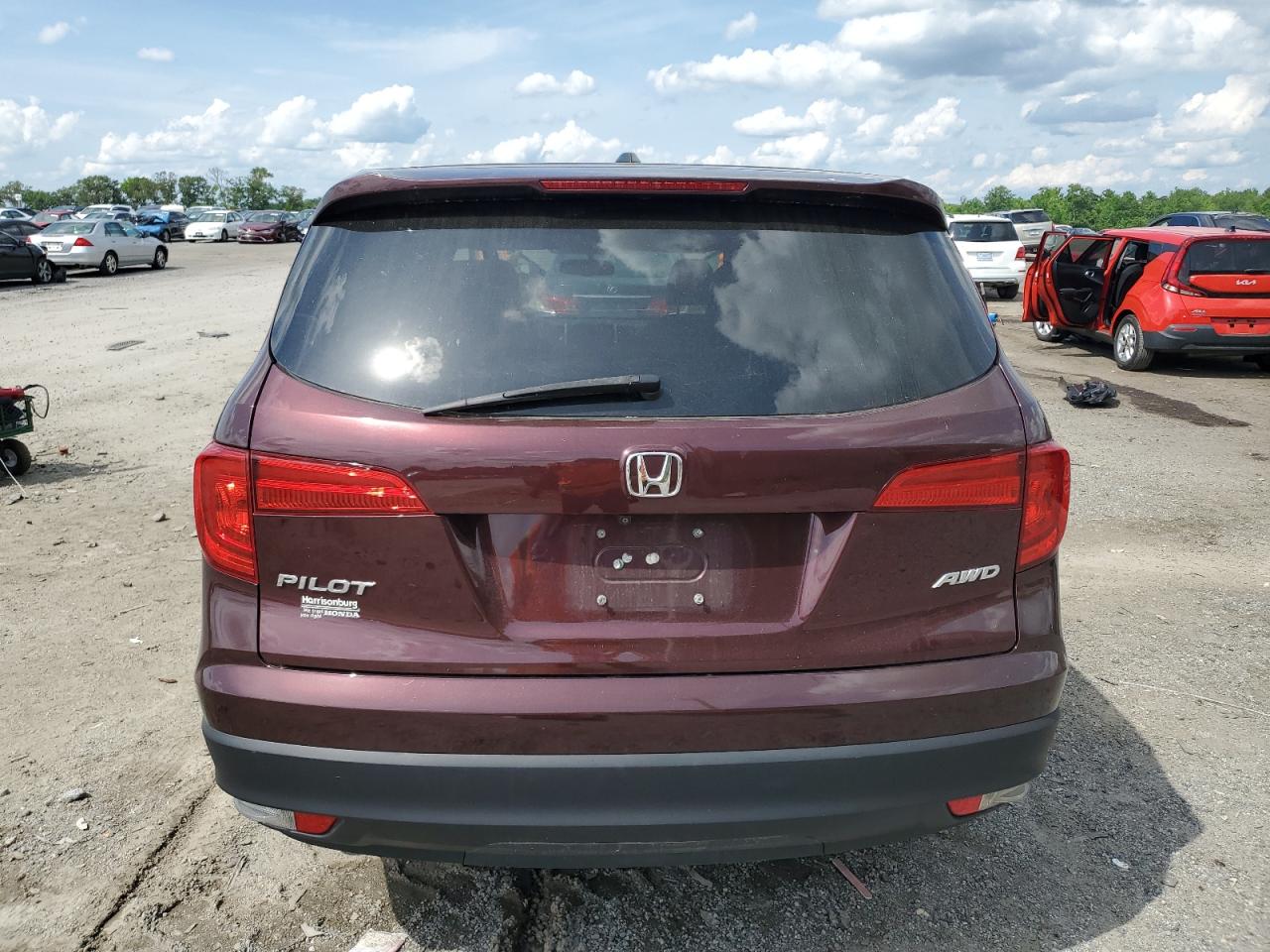 5FNYF6H78HB030091 2017 Honda Pilot Exln