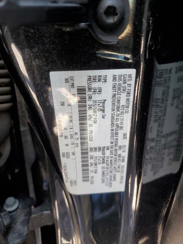 1FADP3F21EL317157 2014 Ford Focus Se